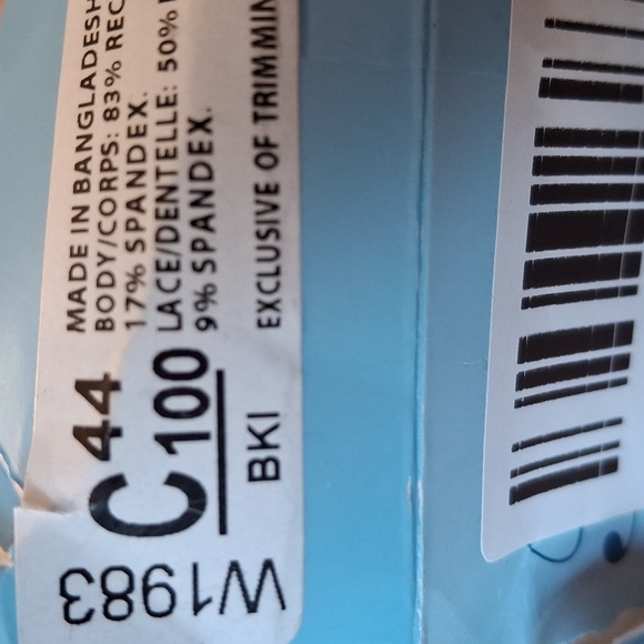 NEW Wonderbra Black and Tan Lace Bra W1983 No Poke Underwire - Picture 6 of 7